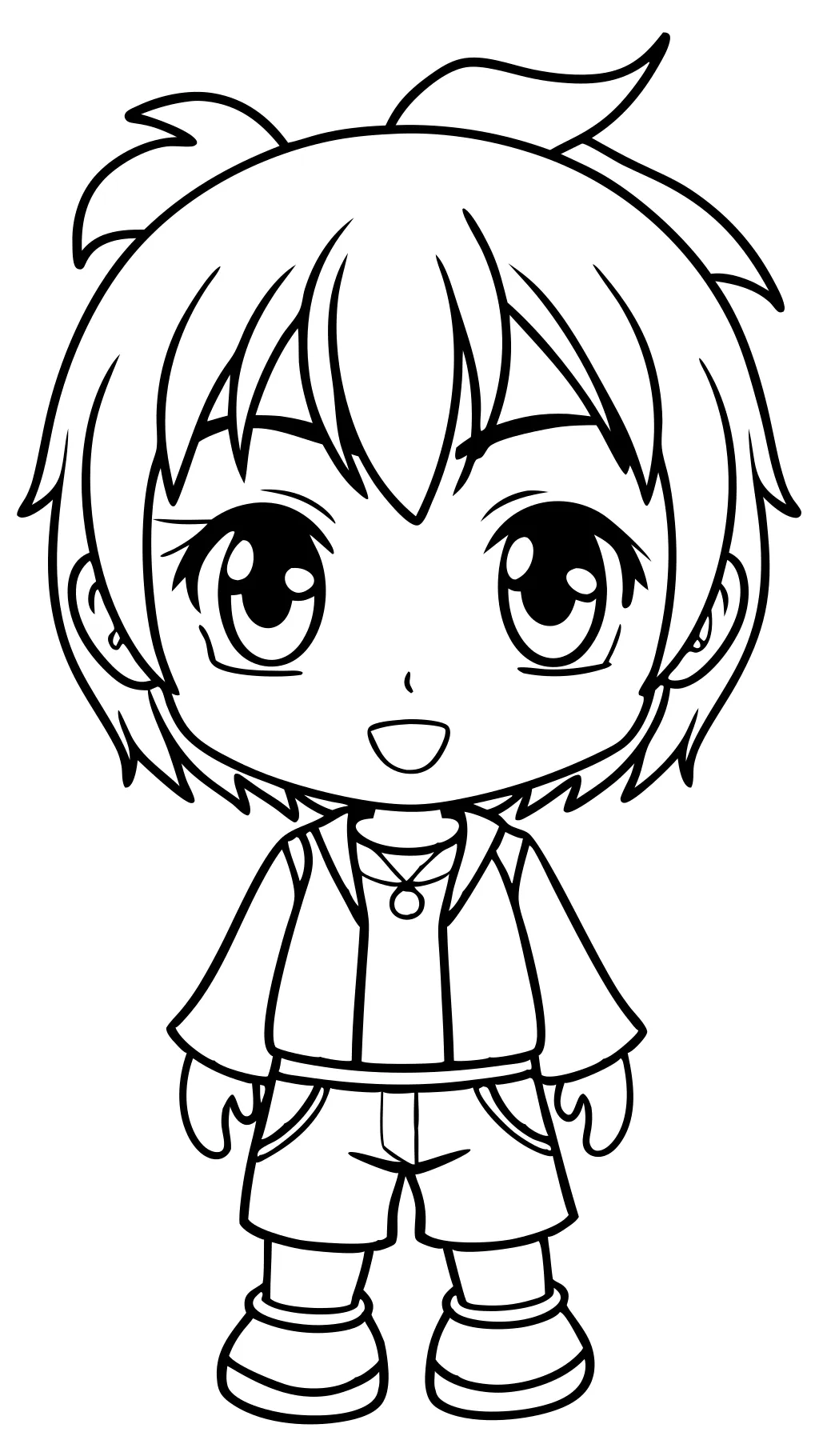 coloring pages anime chibi